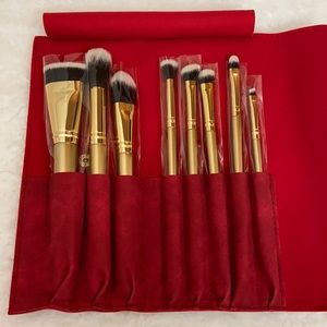 Luxie Glitter & Gold Brush Set